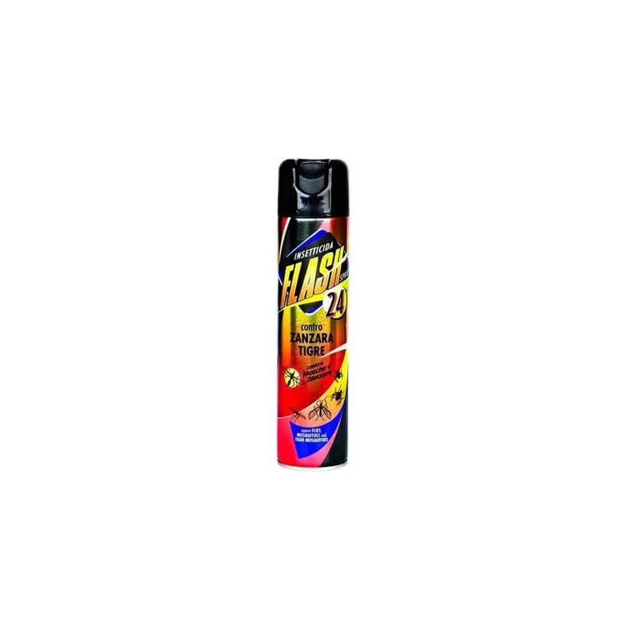 Fulmine Flash 24 împotriva țânțarilor tigru și a insectelor zburătoare – spray insecticid 400 ml