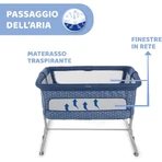 Chicco Next 2 Me Dream Mini-Kinderbett, Marineblau, ab 0 Monaten