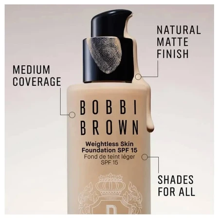 Bobbi Brown Weightless Skin Foundation - Matte foundation SPF 15 - Warm Sand