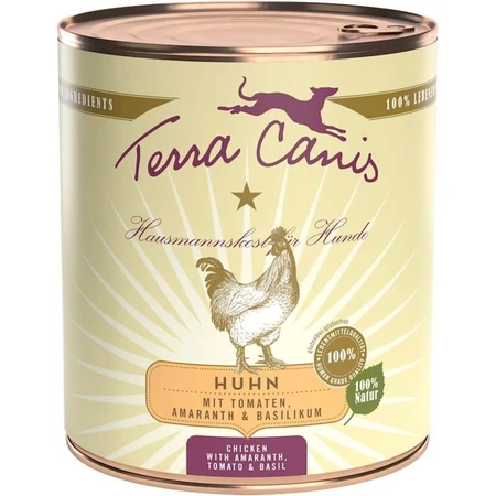 Terra Canis Classic Poulet - Aliment complet pour chiens adultes de poids normal, 800 g