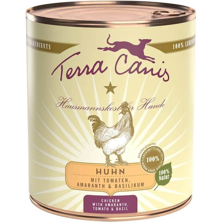Terra Canis Classic Poulet - Aliment complet pour chiens adultes de poids normal, 800 g