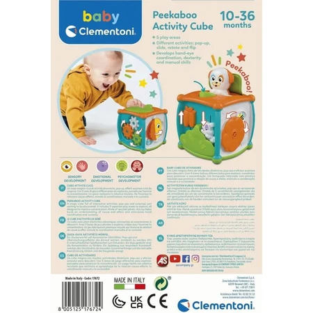 Clementoni Peekaboo - Juego del cubo de actividades