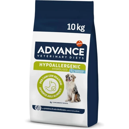 Advance Veterinary Diets Hypoallergenic – Alleinfuttermittel für erwachsene Hunde mit Nahrungsmittelunverträglichkeiten, 10 kg