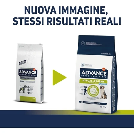 Advance Veterinary Diets Hypoallergenic – Alleinfuttermittel für erwachsene Hunde mit Nahrungsmittelunverträglichkeiten, 10 kg