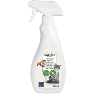 Camon Neemöl-Raumspray – Schutzbarriere für Tierbetten, Sofas und Teppiche, 500 ml