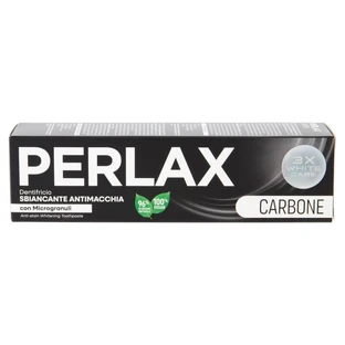 Perlax Carbone - Dentifrice blanchissant et anti-taches, 75 ml