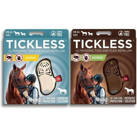 Tickless Horse - Beige ultrasoon afweermiddel voor paarden tegen teken en vlooien