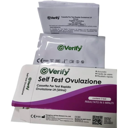 Verify Ovulation Self-Test - Rapid LH Ovulation Test (Urine)
