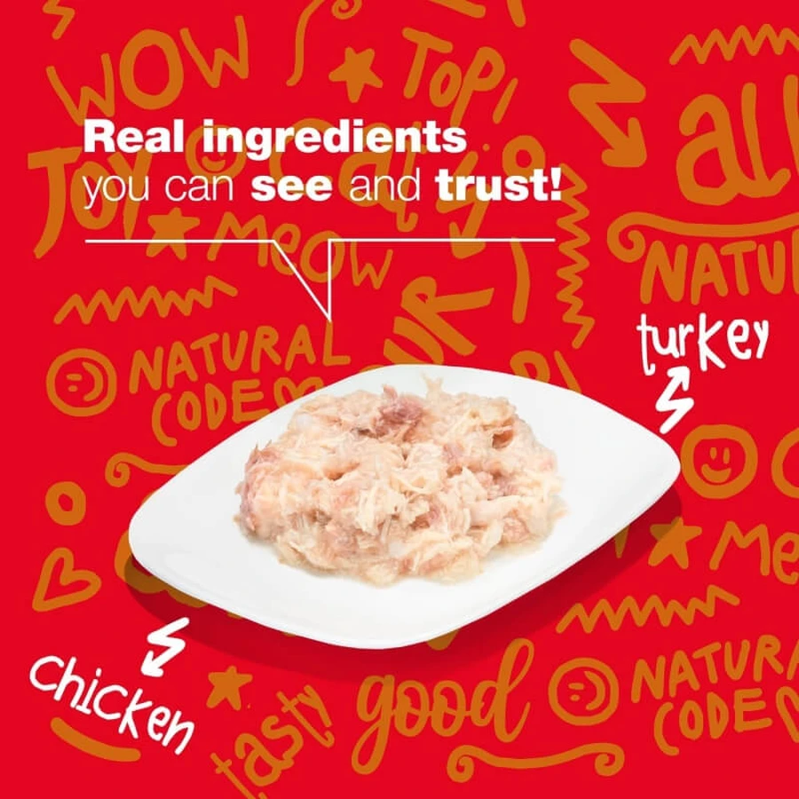 Natural Code 30 Chicken and Turkey - Complete Food for Adult Cats, 85 g