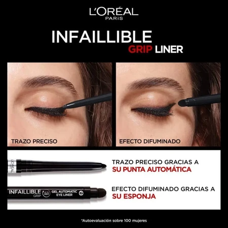 L'Oréal Paris Infaillible 36h Grip Liner - Eyeliner gel automatique n° 08 Vert émeraude