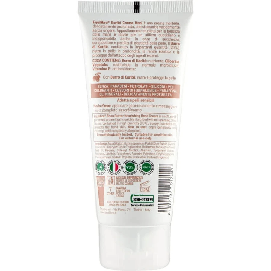 Equilibra Sheabutter – Handcreme 100 ml
