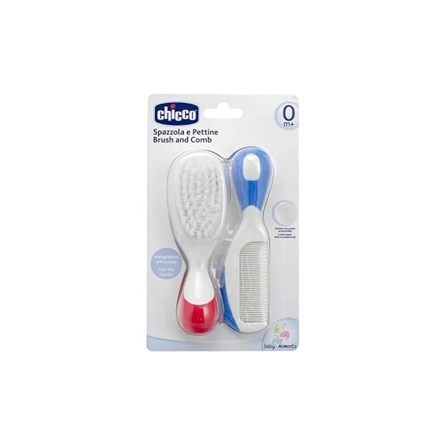 Chicco Nylon Brush and Comb, 0m+