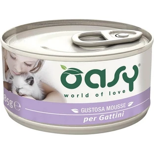 Oasy We Cat Caprice Mousse Kitten Chicken - Complete Food for Kittens, 85 g
