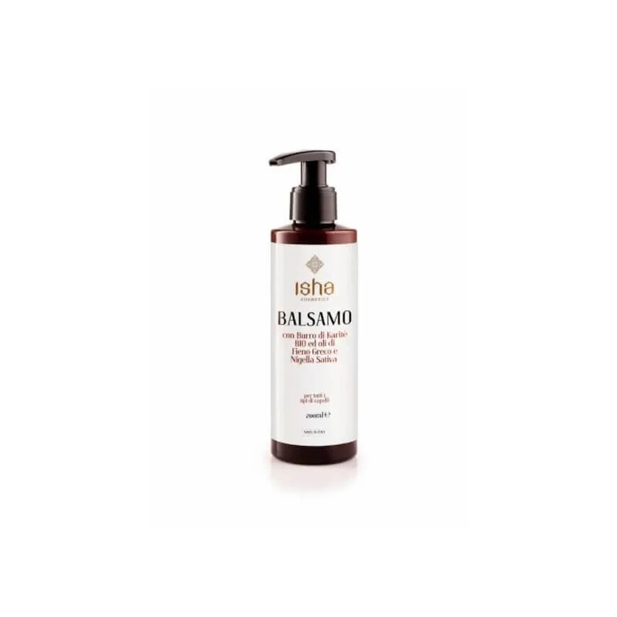 Isha-balsem met biologische sheaboter en fenegriekolie, 200 ml