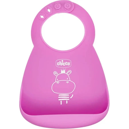 Chicco Easy Start - Silicone Weaning Meal Set 6m+ - Pink