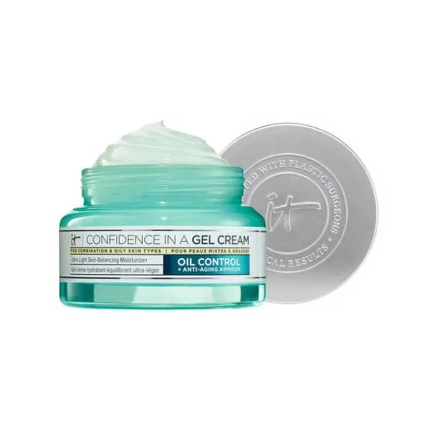 It Cosmetics Confidence in a Gel Cream Oil-Free Moisturizer - Hydraterende crème voor de vette huid, 60 ml