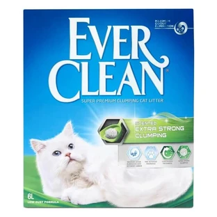 Wonderfood Ever Clean, arena aglomerante perfumada extra fuerte para gatos, 6 L