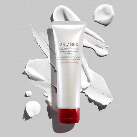Shiseido Deep Cleanser Foam - Foaming Cleanser for Oily and Blemish-Prone Skin, 125 ml