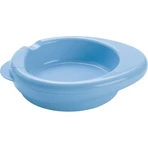 Set de repas Chicco pour les enfants à partir de 6 mois : assiette, cuillère et tasse — Bleu clair