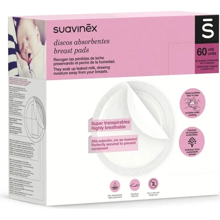 Suavinex breast pads - pack of 60 pads