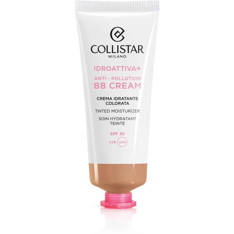Crème BB anti-pollution Collistar Hydroattiva+ - Crème hydratante teintée SPF 30, 50 ml - Teinte foncée