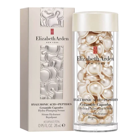 Elizabeth Arden Hydro-Plumping Serum - Facial Capsules with Hyaluronic Acid and Peptides, 30 capsules