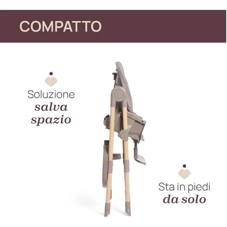 Chicco Polly Essential - High Chair - Ash