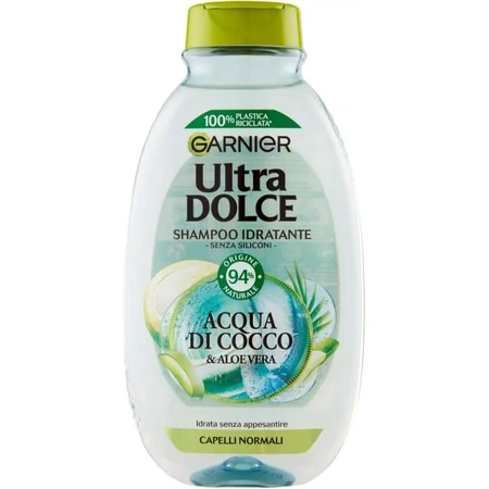 Garnier Ultra Gentle Coconut Water and Aloe - Moisturizing Shampoo 250 ml