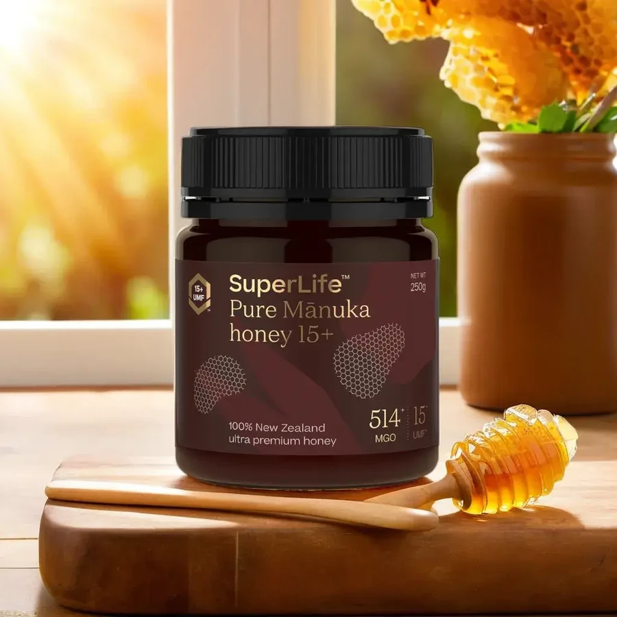 Pure Manuka Honig UMF15+, MGO514+, 250g, Superlife