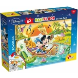 Lisciani Doppelseitiges 60-teiliges Mickey-Maxipuzzle