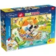 Lisciani Doppelseitiges 60-teiliges Mickey-Maxipuzzle