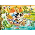 Lisciani Doppelseitiges 60-teiliges Mickey-Maxipuzzle