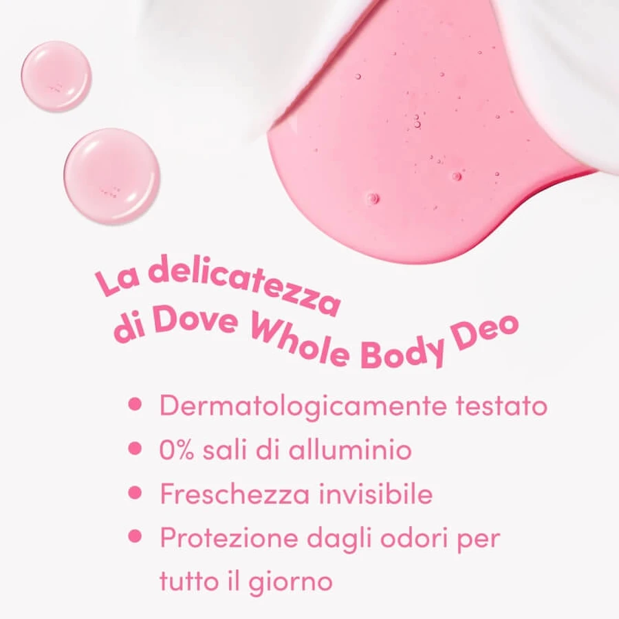Dove Whole Body Raspberry and Rose Deodorant - Body Spray, 150 ml