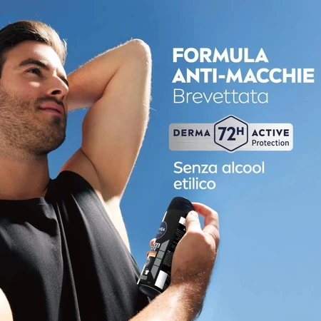 Nivea Men Black &amp; White Invisible - Déodorant anti-transpirant en spray, 150 ml