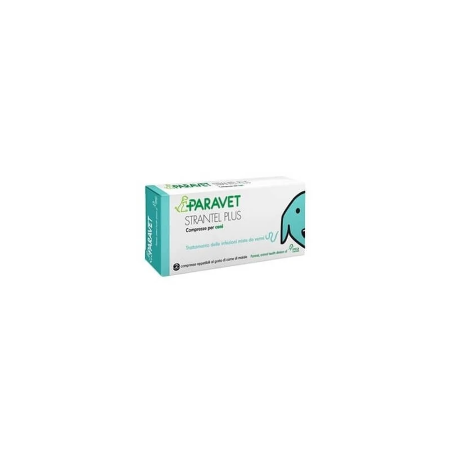 Paravet Strantel Plus - 2 palatable tablets for dogs
