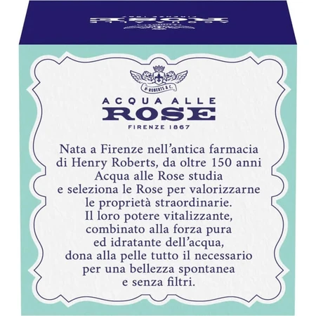 Rozenwater: hydraterende en zuiverende gezichtscrème, 50 ml