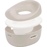 Nattou Potty Care - Orinal de entrenamiento 3 en 1 - Beige