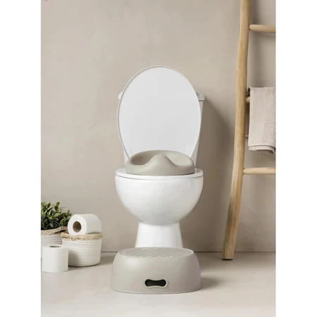Nattou Potty Care - Orinal de entrenamiento 3 en 1 - Beige