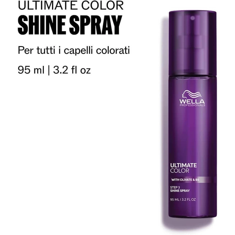 Wella Ultimate Color Stap 3 Glansspray – Zachtheid en hydratatie voor behandeld haar, 95 ml