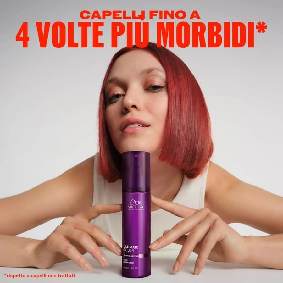 Wella Ultimate Color Stap 3 Glansspray – Zachtheid en hydratatie voor behandeld haar, 95 ml