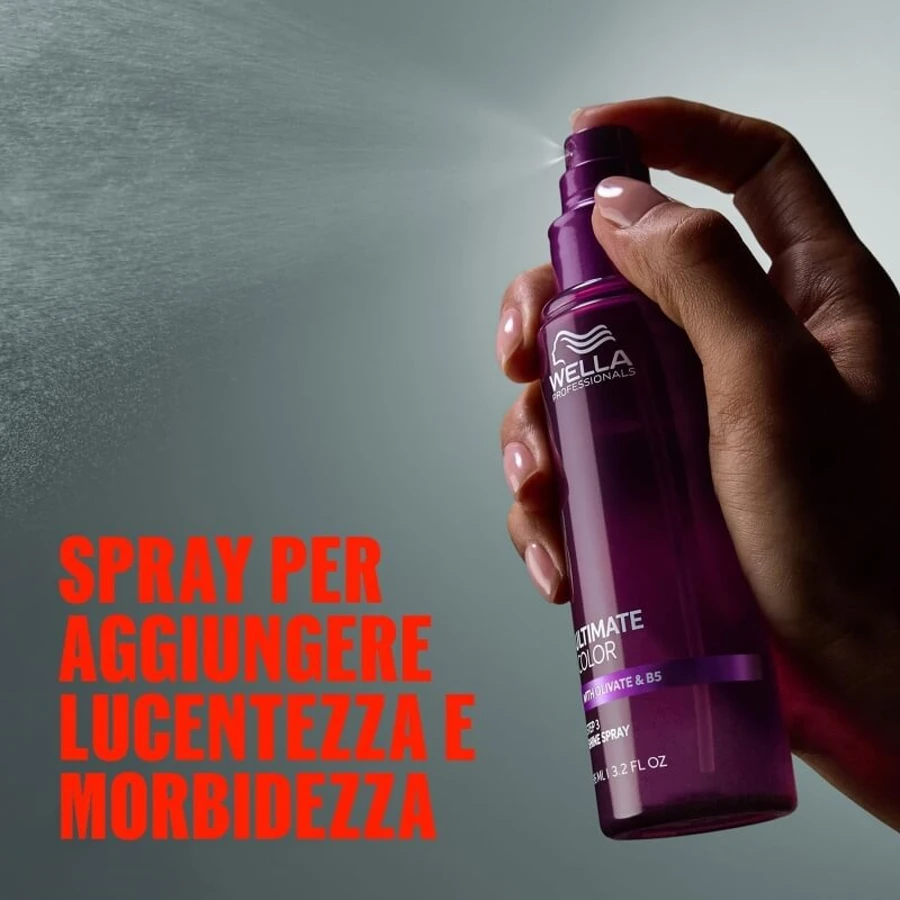 Wella Ultimate Color Stap 3 Glansspray – Zachtheid en hydratatie voor behandeld haar, 95 ml