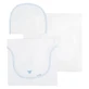 Coimasa Cucù Venezia - 3 sheets and a pillowcase for a mini crib (40x80 cm) - white and light blue