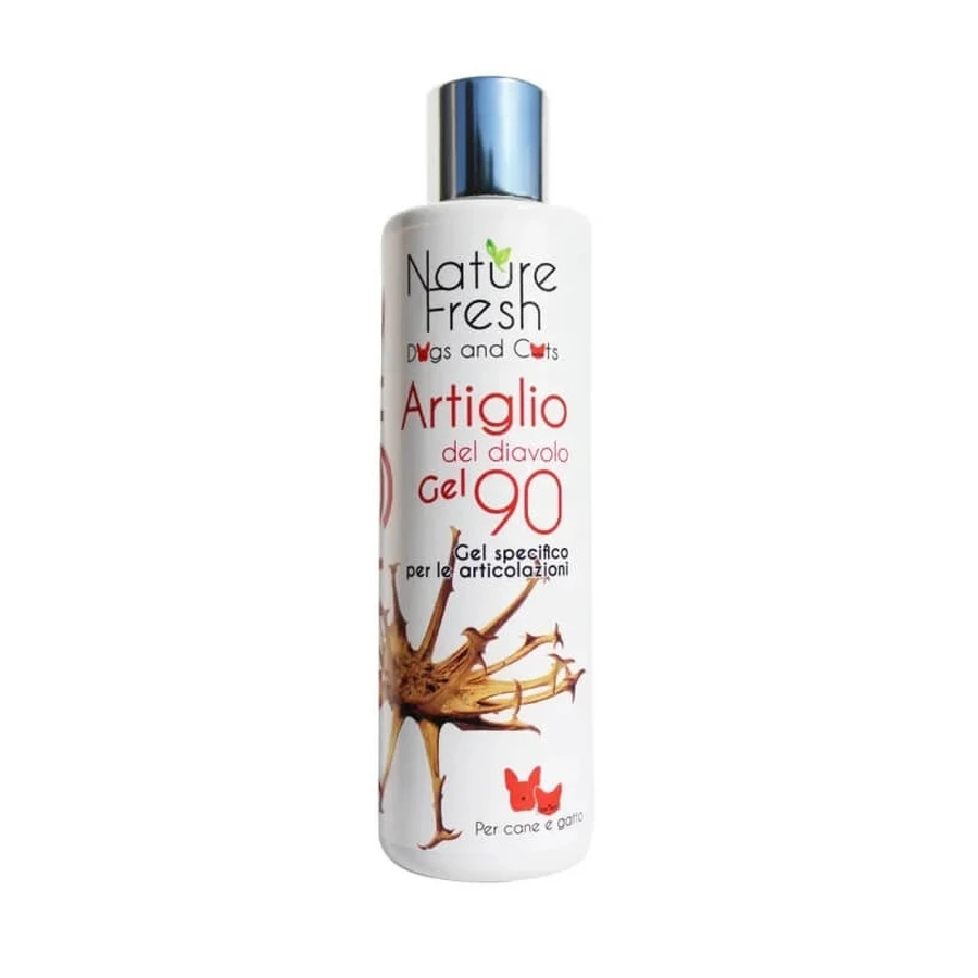 Bruno dalla Grana Artiglio del Diavolo Gel 90 % – Beruhigende Gelenkpflege für Hunde und Katzen, 250 ml