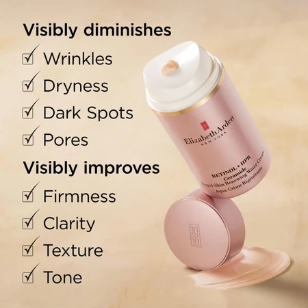 Elizabeth Arden Retinol + HPR Ceramide Crema hidratante renovadora rápida - Crema hidratante regeneradora 50 ml