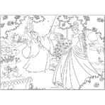 Lisciani Double-Sided Cinderella Maxipuzzle, 150 pieces