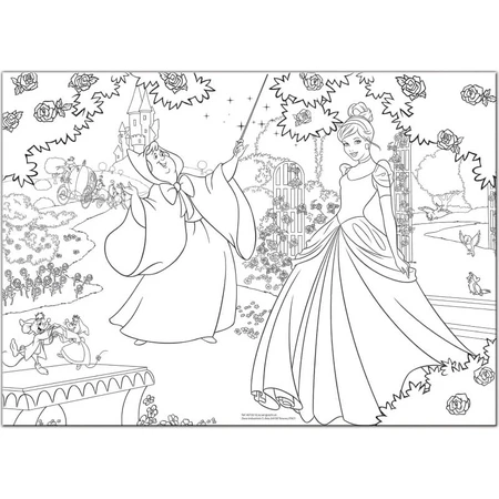 Lisciani Double-Sided Cinderella Maxipuzzle, 150 pieces
