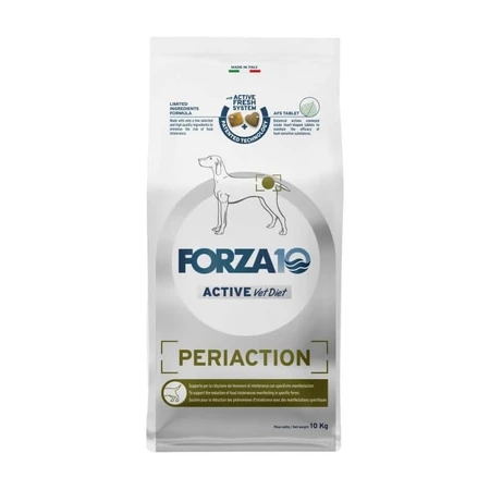 Forza10 Forza 10 Periaction Active Vet Diet Periaction with Fish - Complete Dietary Food for Dogs, 10 kg