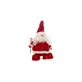 New Star 41700a-x - 17 cm red and white Santa Claus ball ornament
