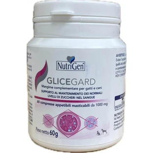 Nutrigen Glicegard - Aanvullend diervoeder voor de koolhydraatstofwisseling bij honden en katten, 60 tabletten