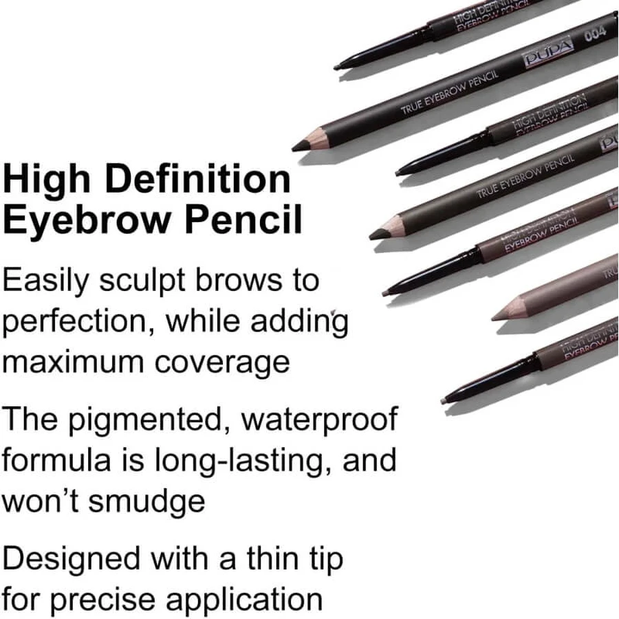Pupa High Definition Augenbrauenstift – Nr. 004 Extra Dark